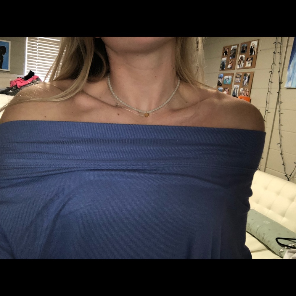 Free people Off the shoulder Swing top